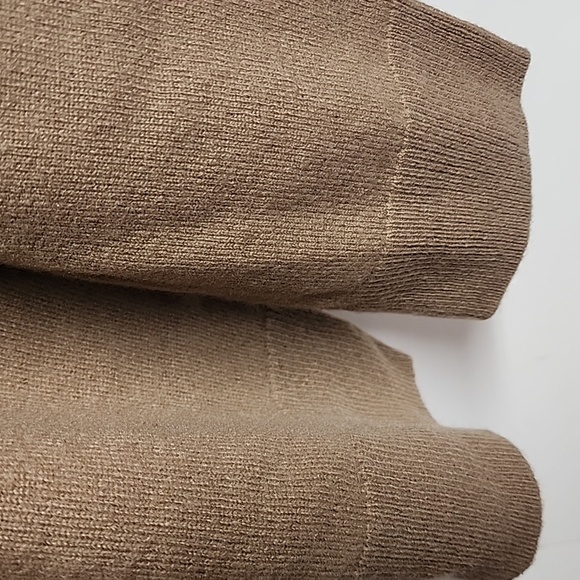 BR Banana Republic 100% Cashmere Brown Long Sleeve Sz XL Pullover Polo Sweater - Picture 2 of 7